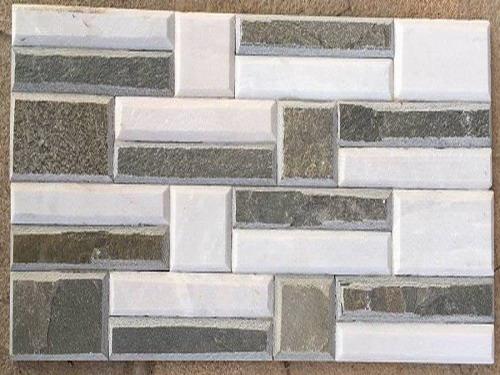 Серо-коричнево-бежевый Ассорти цветов сланца