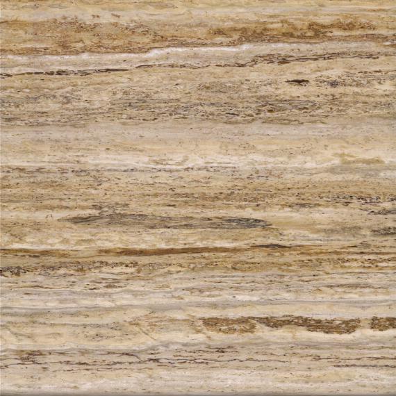 Уникальное применение золотистого травертина в интерьере