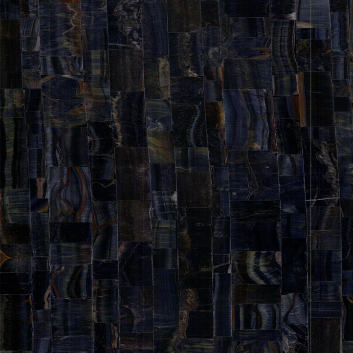 Тигровый глаз синий