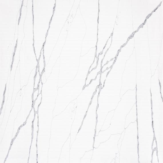 Столешницы из цельного кварца белого цвета