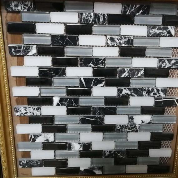 Мозаичный строительный материал