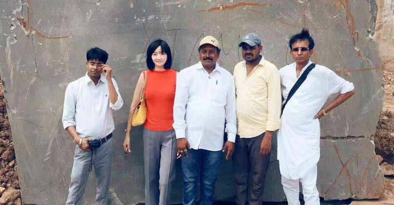 Встречи с владельцем гранитного карьера Black Galaxy в Индии